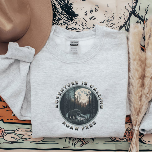 C & Win Sports Adventure Is Calling Sweatshirt - C & Win Sports